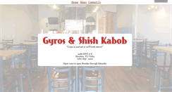 Desktop Screenshot of gyrosandshishkabob.com